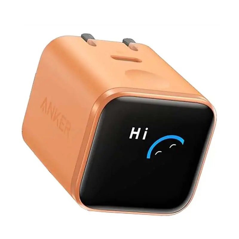 Anker Nano 45W A121D Smart Display GaN Wall Charger - Half Side
